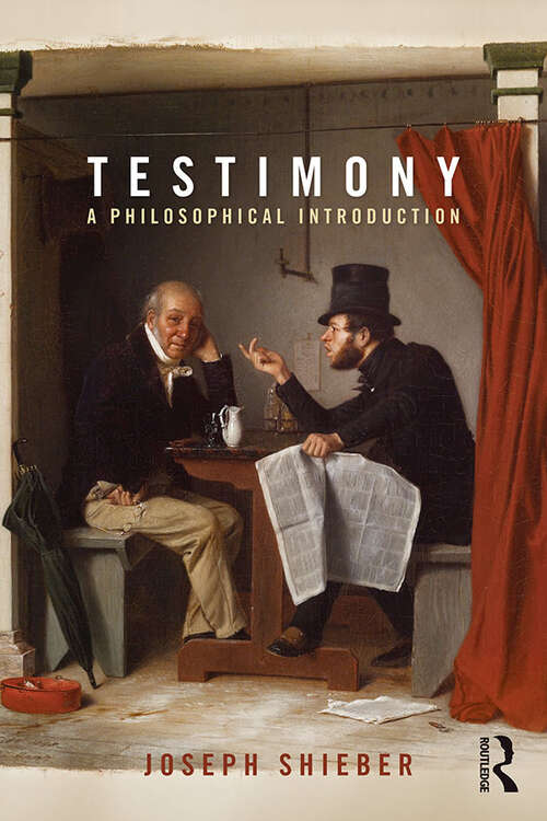 Book cover of Testimony: A Philosophical Introduction