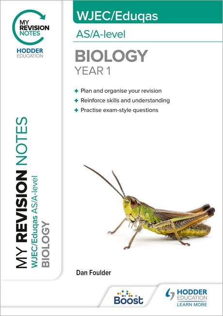 Book cover of My Revision Notes: WJEC/Eduqas AS/A-Level Year 1 Biology