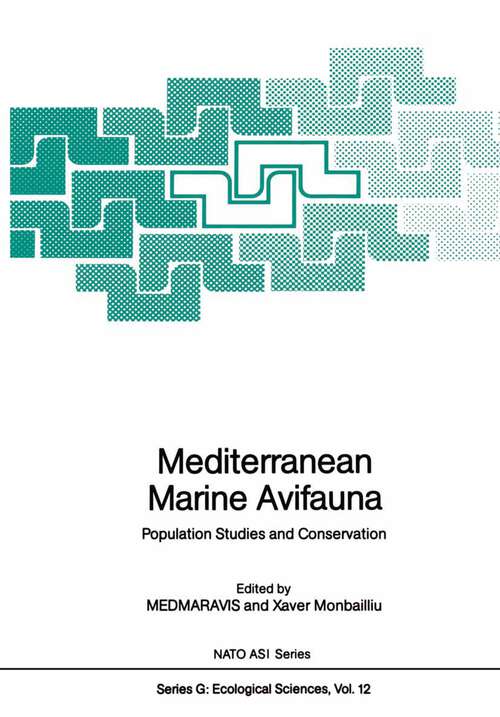 Book cover of Mediterranean Marine Avifauna: Population Studies and Conservation (1986) (Nato ASI Subseries G: #12)