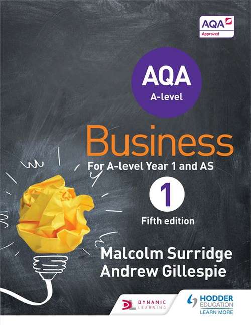Book cover of AQA Business for A Level 1 (PDF)