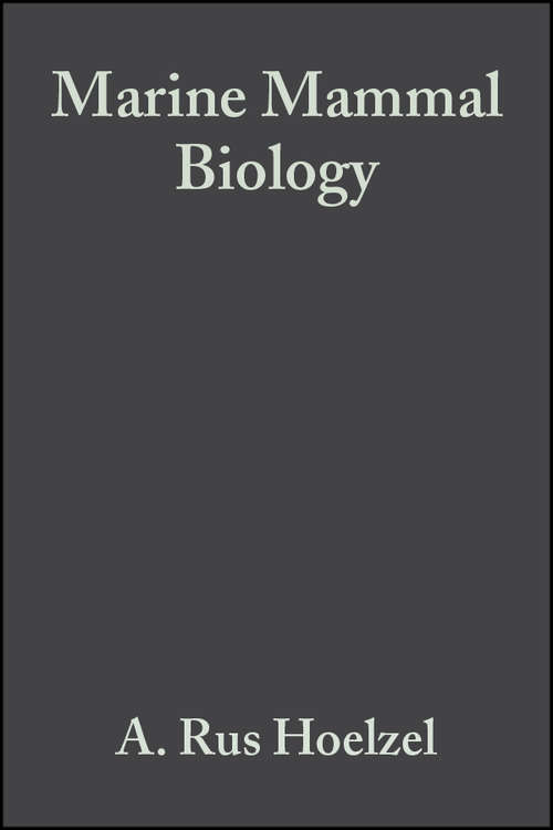 Book cover of Marine Mammal Biology: An Evolutionary Approach