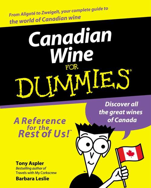 Book cover of Canadian Wine for Dummies