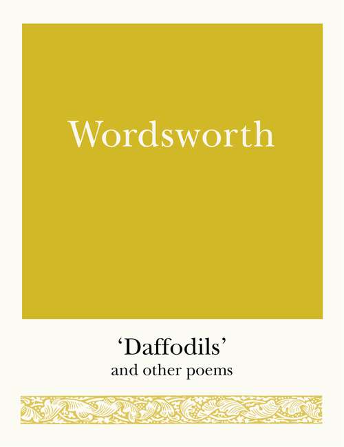 Book cover of Wordsworth: 'Daffodils' and Other Poems (Pocket Poets #4)