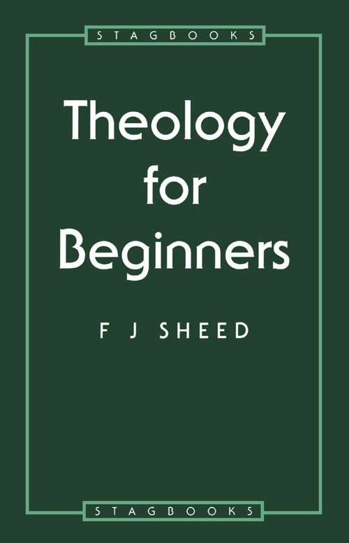 Book cover of Theology for Beginners
