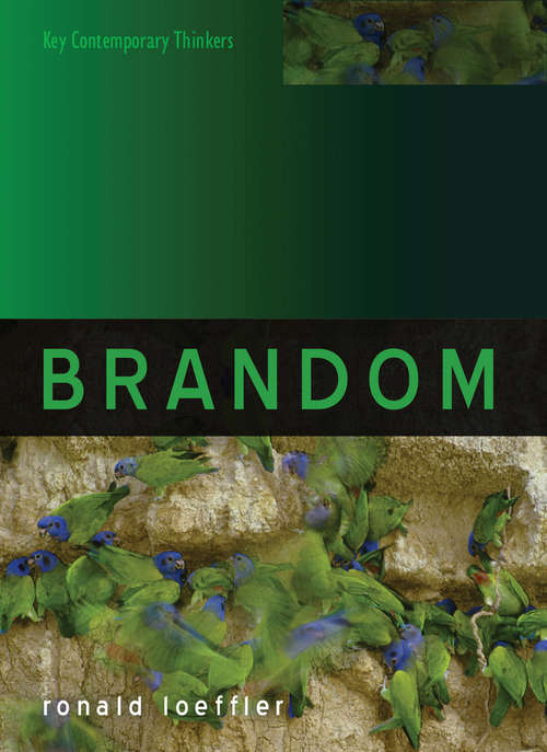 Book cover of Brandom (Key Contemporary Thinkers)