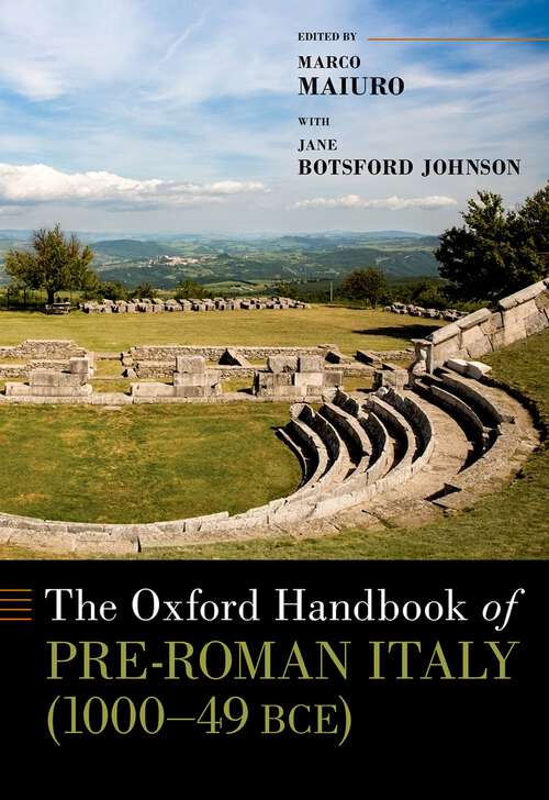 Book cover of The Oxford Handbook of Pre-Roman Italy (Oxford Handbooks)