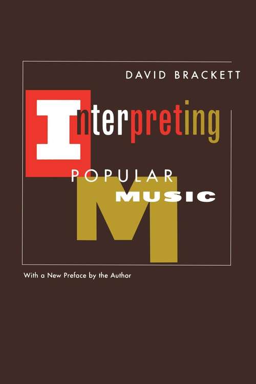Book cover of Interpreting Popular Music (PDF): With A New Preface By The Author