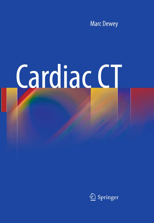 Book cover of Cardiac CT (2011)