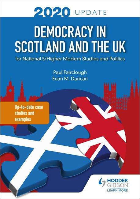 Book cover of Democracy in Scotland and the UK 2020 (PDF)