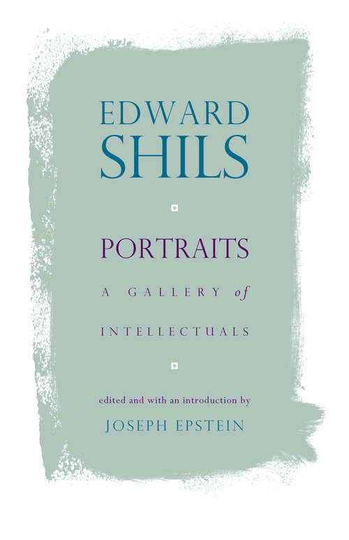 Book cover of Portraits: A Gallery of Intellectuals