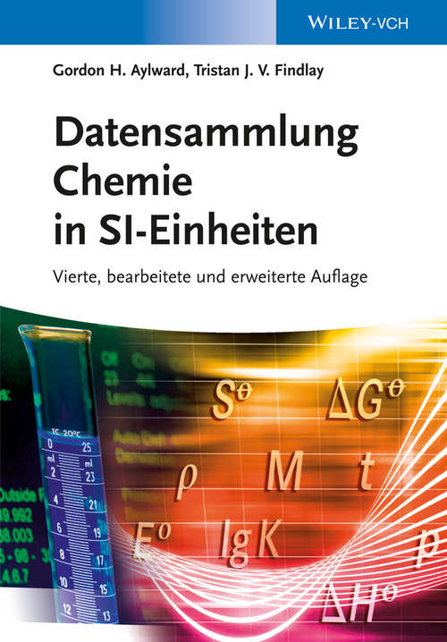 Book cover of Datensammlung Chemie in SI-Einheiten (4. Auflage)