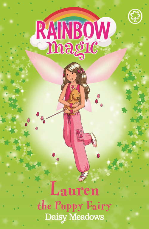 Book cover of Lauren The Puppy Fairy: The Pet Keeper Fairies Book 4 (Rainbow Magic #32)
