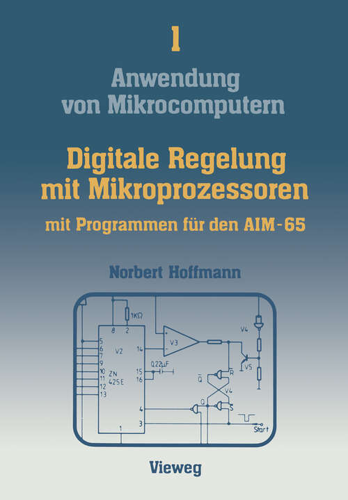 Book cover of Digitale Regelung mit Mikroprozessoren (1983) (Anwendung von Mikrocomputern)
