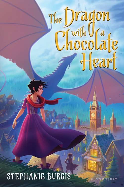 Book cover of The Dragon with a Chocolate Heart