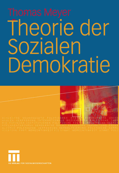 Book cover of Theorie der Sozialen Demokratie (2005)