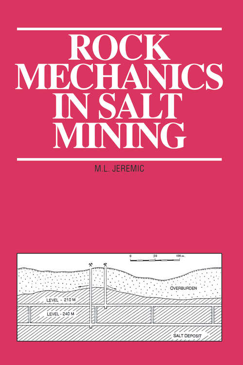 Book cover of Rock Mechanics in Salt Mining