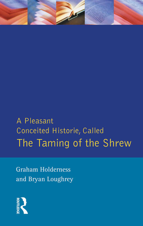 Book cover of Taming of the Shrew: First Quarto of "Taming of a Shrew"