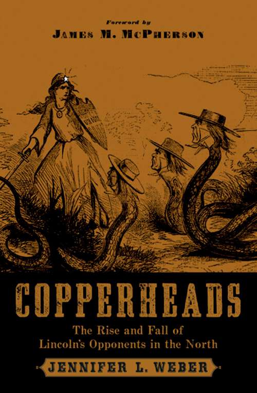 Book cover of Copperheads: The Rise and Fall of Lincoln's Opponents in the North