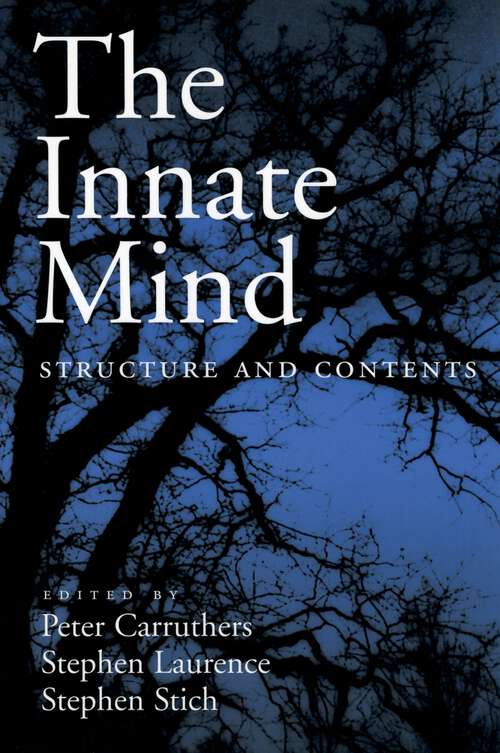 Book cover of The Innate Mind: Structure and Contents (Evolution and Cognition)