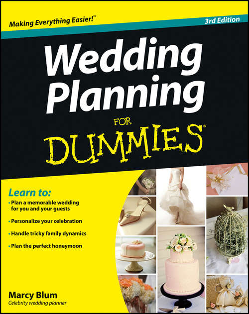 Book cover of Wedding Planning For Dummies (3)