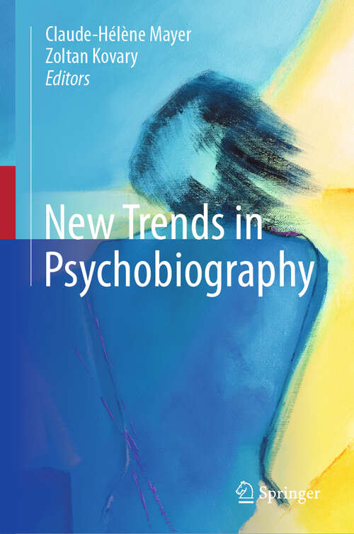 Book cover of New Trends in Psychobiography (1st ed. 2019)