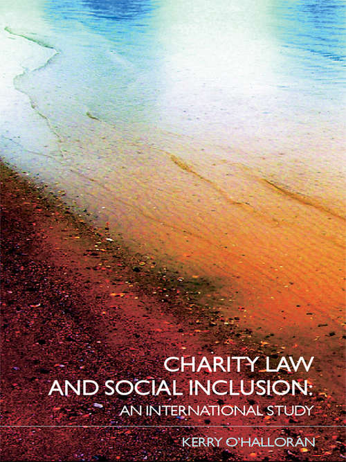 Book cover of Charity Law and Social Inclusion: An International Study