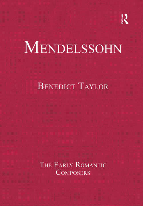Book cover of Mendelssohn