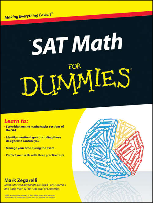 Book cover of SAT Math For Dummies