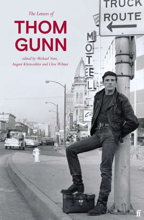 Book cover of The Letters of Thom Gunn (Main)