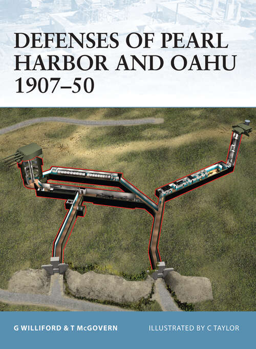 Book cover of Defenses of Pearl Harbor and Oahu 1907–50 (Fortress #8)