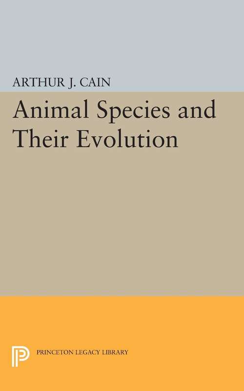 Book cover of Animal Species and Their Evolution (PDF)