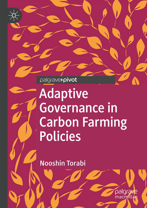 Book cover of Adaptive Governance in Carbon Farming Policies