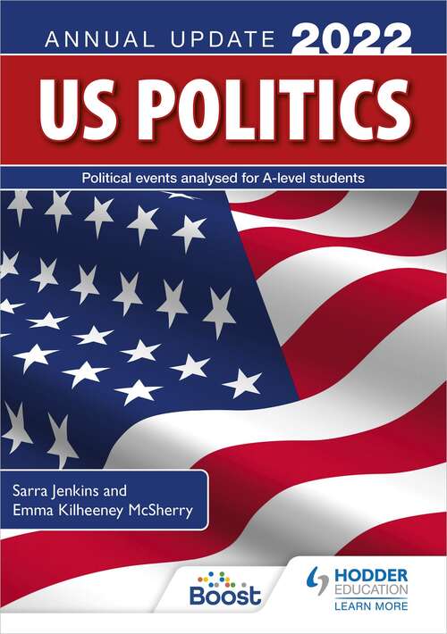 Book cover of US Politics Annual Update 2022