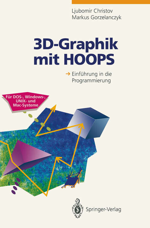 Book cover of 3D-Graphik mit HOOPS: Einführung in die Programmierung (1994)
