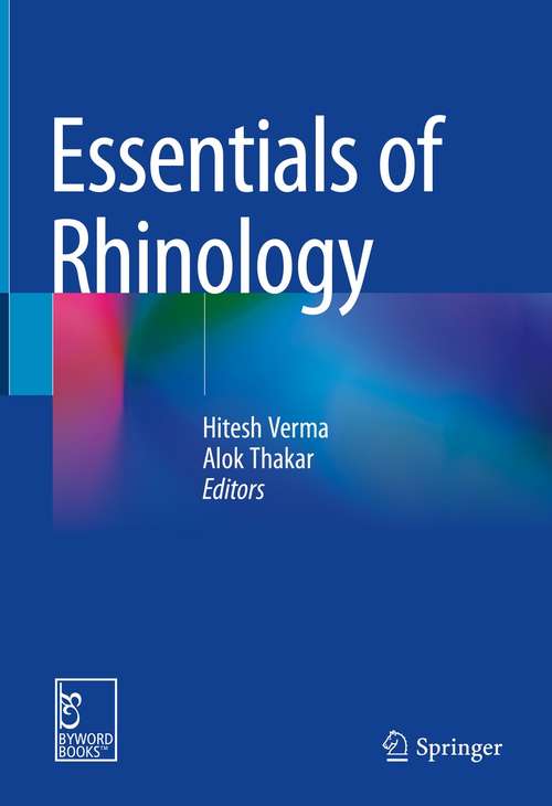 Book cover of Essentials of Rhinology (1st ed. 2021)