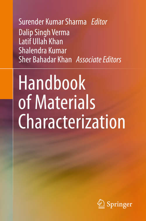 Book cover of Handbook of Materials Characterization