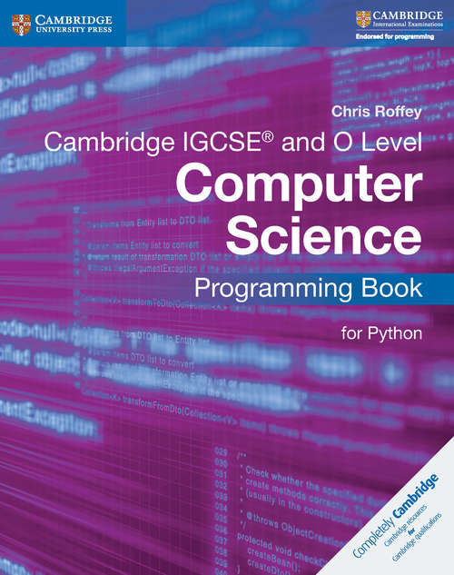 Book cover of Cambridge IGCSE® and O Level Computer Science Digital Edition (Cambridge International IGCSE)