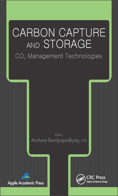 Book cover of Carbon Capture and Storage: CO2 Management Technologies