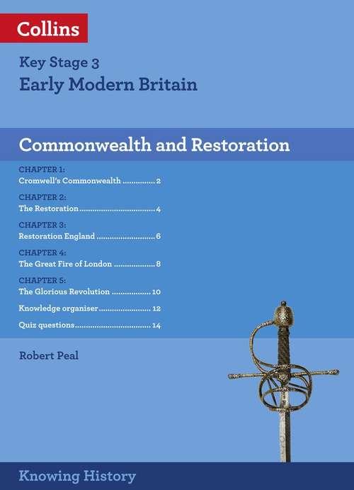 Book cover of Knowing History - KS3 HISTORY COMMONWEALTH AND RESTORATION (PDF)