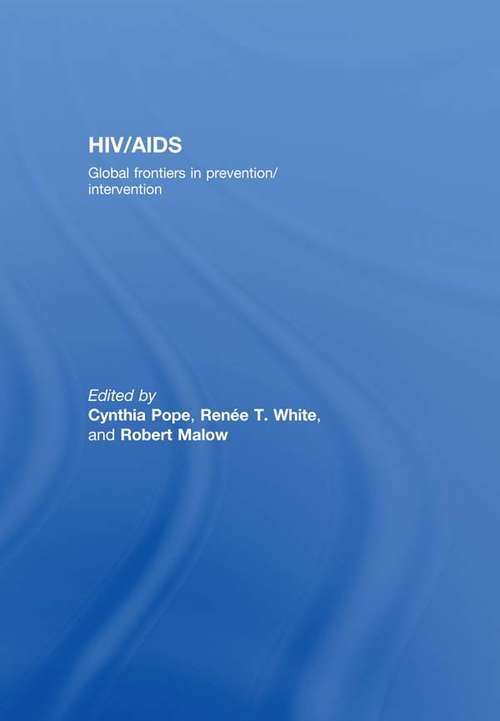 Book cover of HIV/AIDS: Global Frontiers In Prevention/intervention