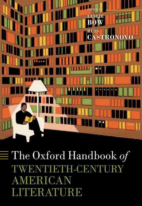Book cover of The Oxford Handbook of Twentieth-Century American Literature (Oxford Handbooks of Literature)