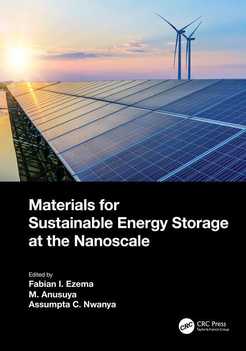 Book cover of Materials for Sustainable Energy Storage at the Nanoscale