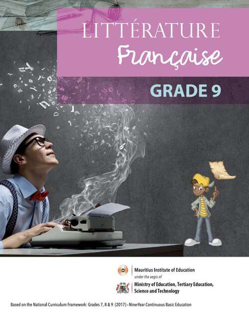 Book cover of Littérature Francaise class 9 - MIE