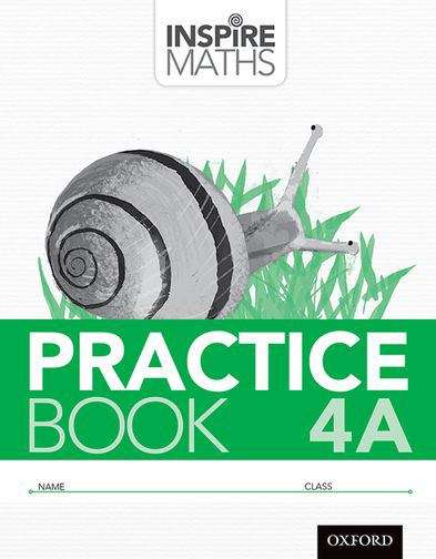 Book cover of Inspire Maths: Practice Book 4A (PDF)