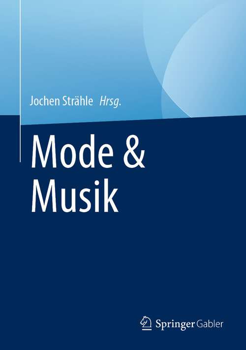 Book cover of Mode & Musik (1. Aufl. 2023)