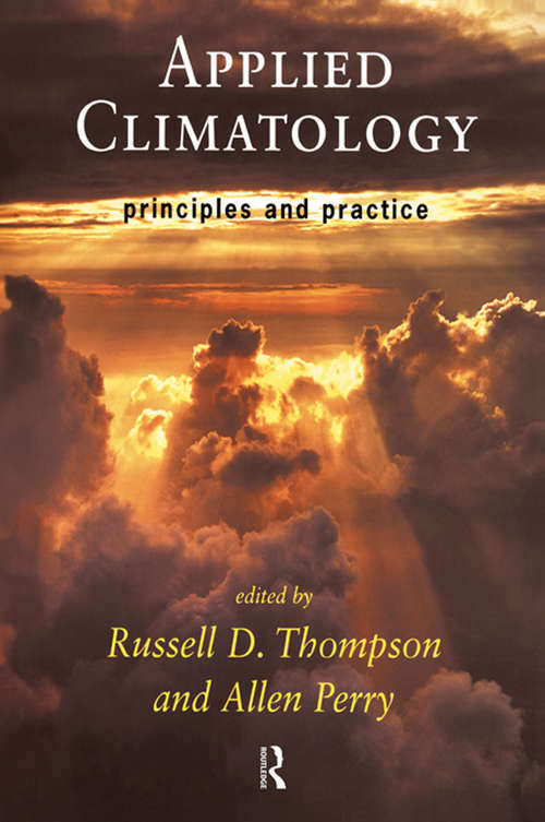 Book cover of Applied Climatology: Principles and Practice