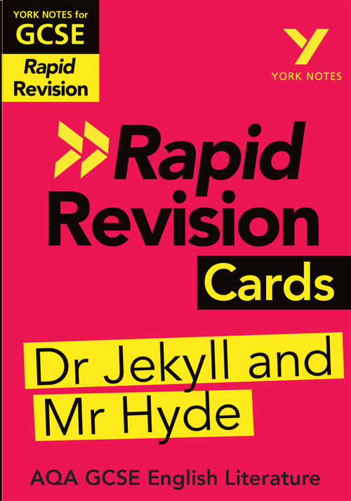Book cover of York Notes for AQA GCSE: The Strange Case Of Dr Jekyll And Mr Hyde (York Notes)