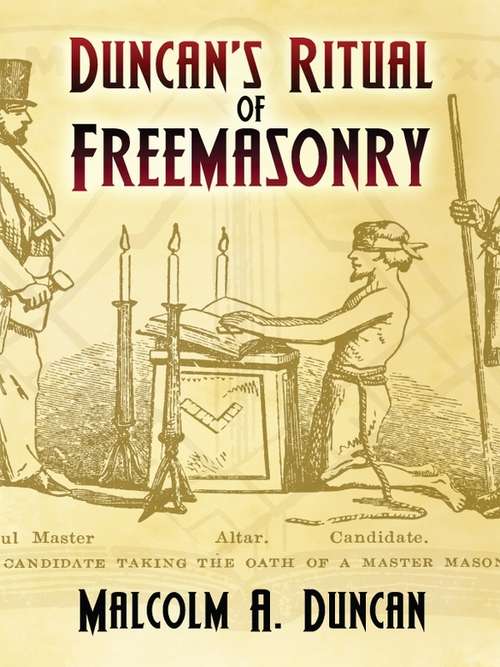 Book cover of Duncan's Ritual of Freemasonry