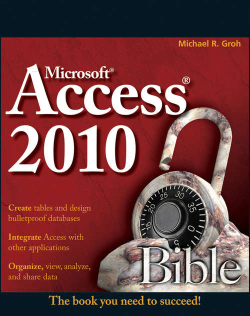 Book cover of Access 2010 Bible (Bible #695)