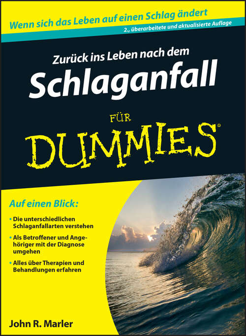 Book cover of Zurück ins Leben nach dem Schlaganfall für Dummies (2. Auflage) (Für Dummies)